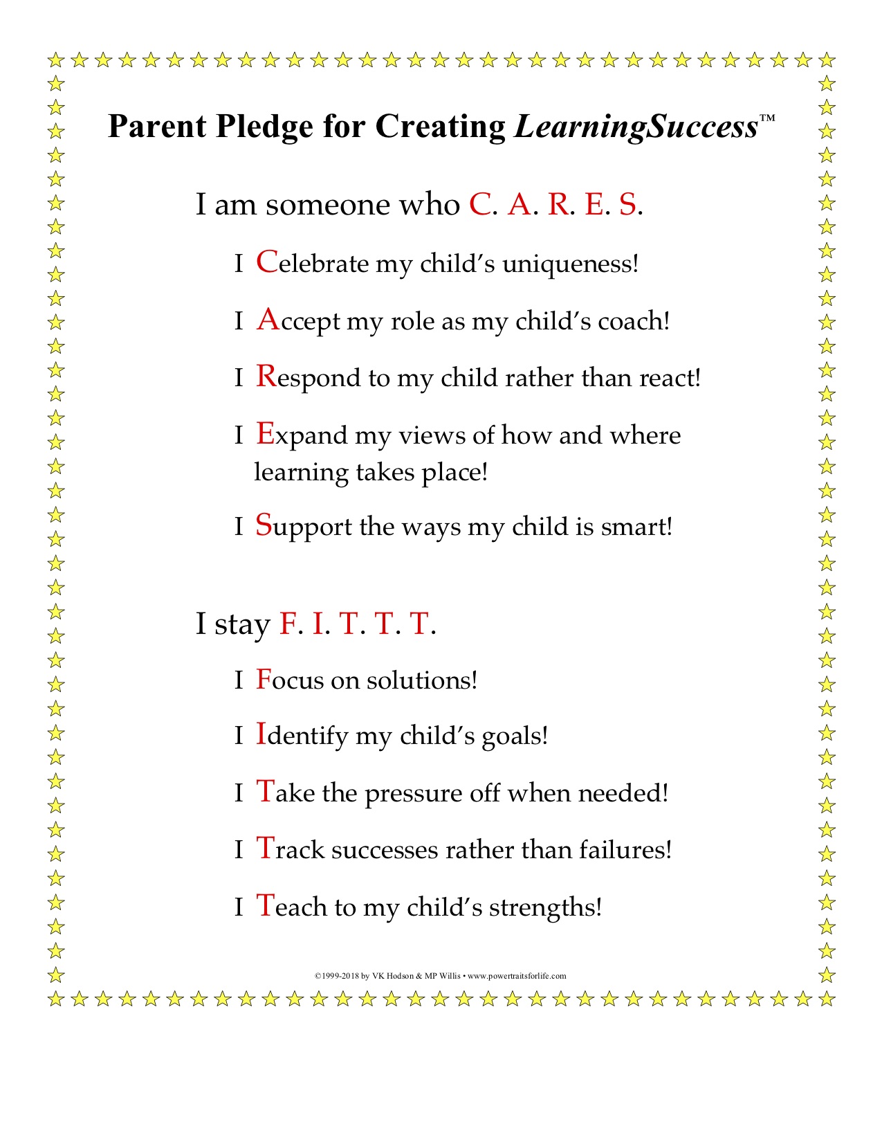 Pledge Parent 2 short version