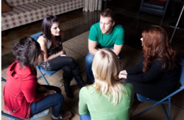 people talking