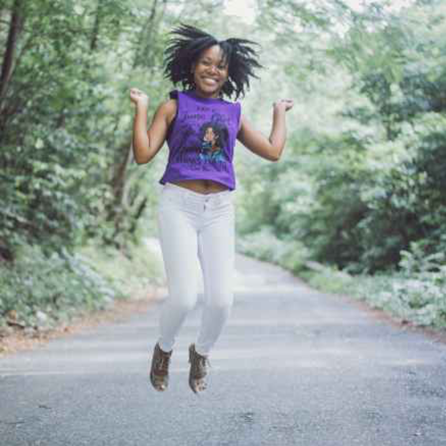 girl jumping